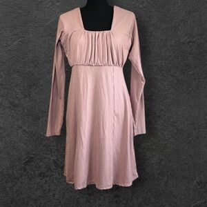 Jolie & Joy Pink Long Sleeve Dress 1X